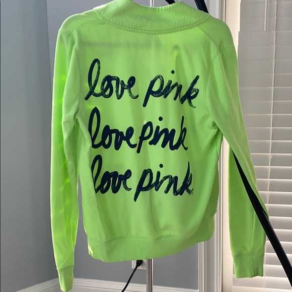 PINK VS quarter zip pullover with pocket - Picture 5 of 6